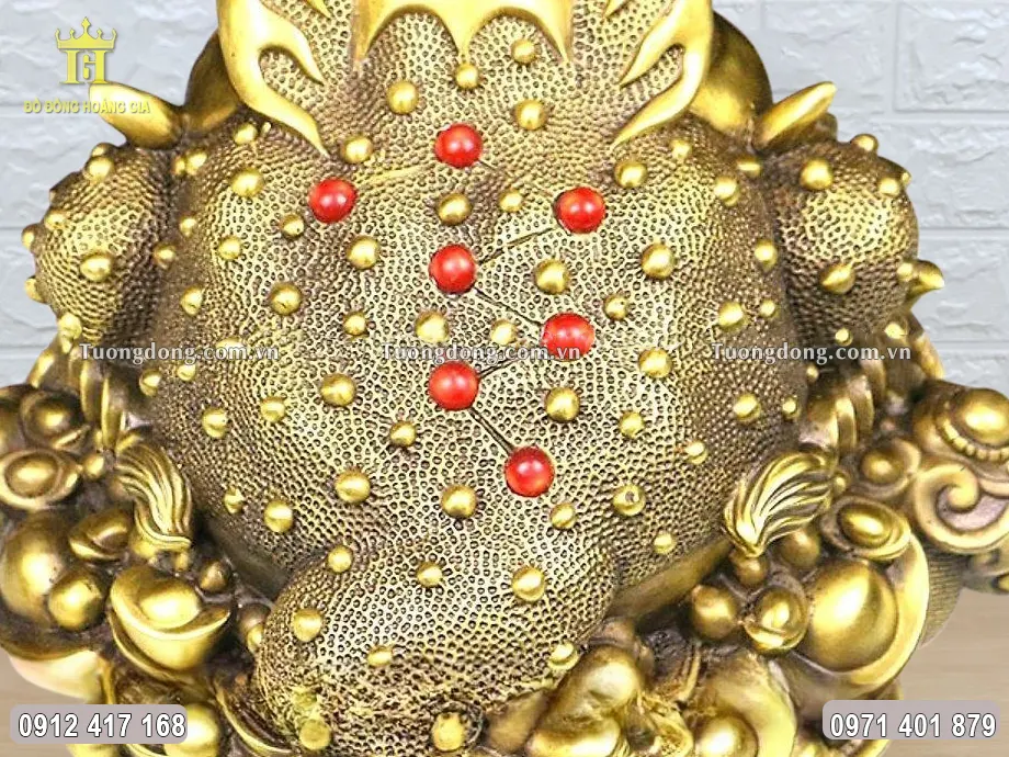 Hình ảnh chòm sao Đại Hùng trên lưng linh vật Cóc ba chân